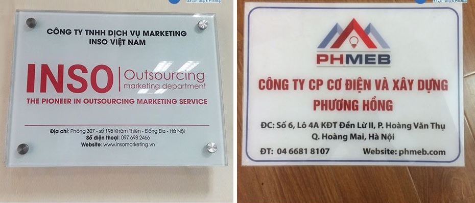 Biển hiệu công ty ở Phan Thiết