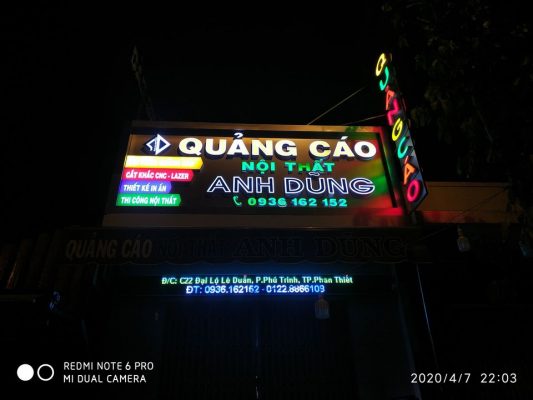bảng hiệu quảng cáo Phan Thiết